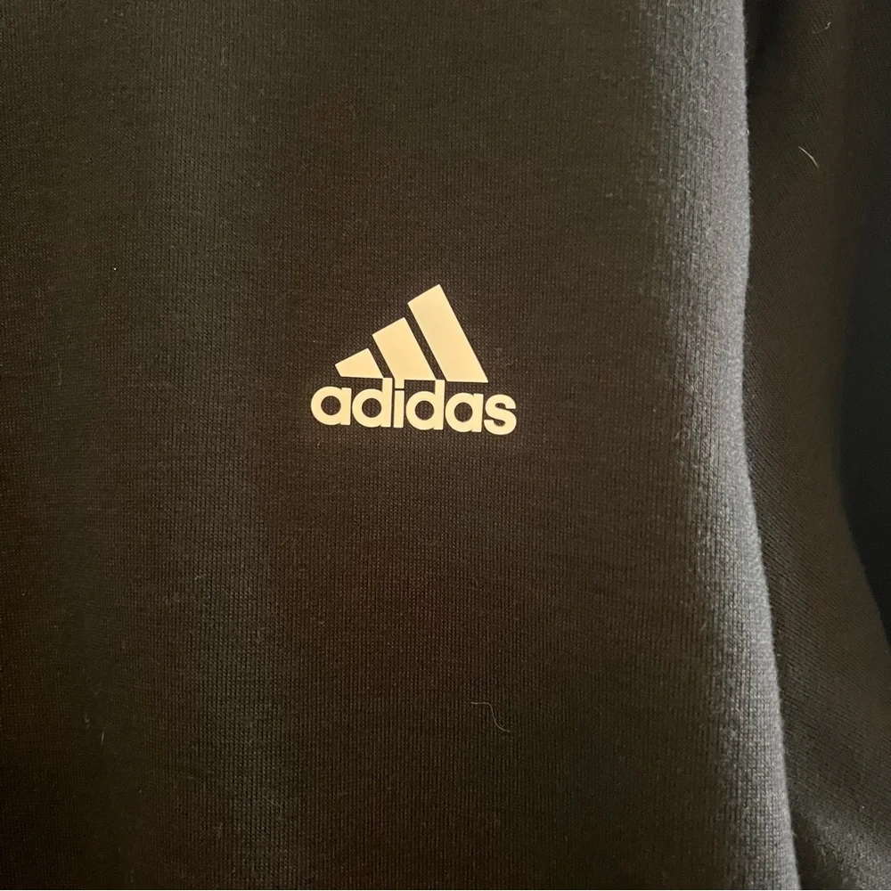 Adidas Striped Crewneck Fleece Sweatshirt Size Large NWT